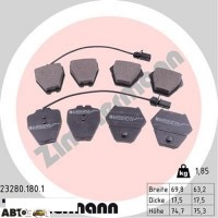 Гальмівні колодки ZIMMERMANN 23280.180.1