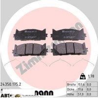 Тормозные колодки ZIMMERMANN 24350.175.2