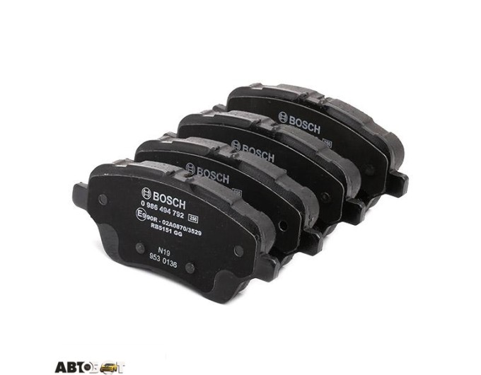 Тормозные колодки Bosch 0 986 494 792, цена: 2 749 грн.