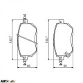 Гальмівні колодки Bosch 0986494366, ціна: 2 792 грн.