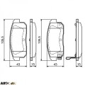 Гальмівні колодки Bosch 0986494223, ціна: 2 363 грн.