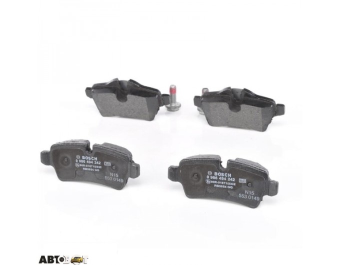 Гальмівні колодки Bosch 0986494242, ціна: 2 657 грн.