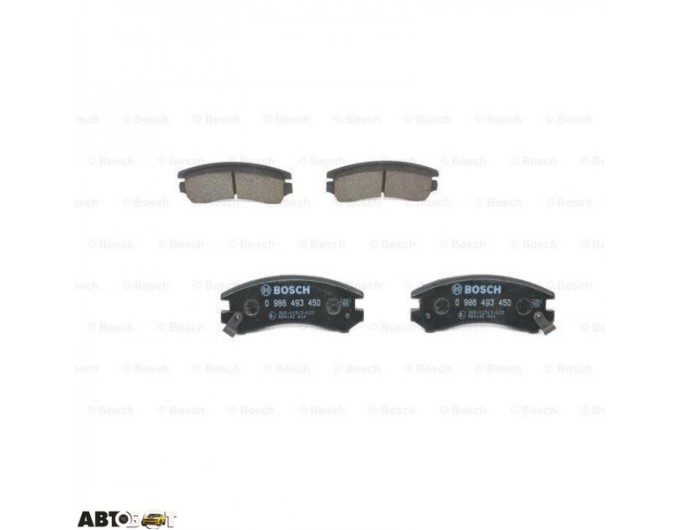 Гальмівні колодки Bosch 0986493450, ціна: 1 486 грн.