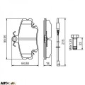 Тормозные колодки Bosch 0986494522, цена: 1 772 грн.