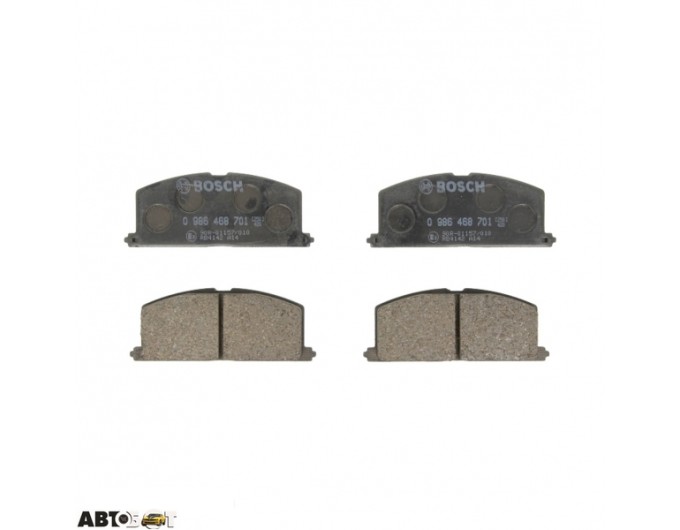 Гальмівні колодки Bosch 0986468701, ціна: 1 636 грн.