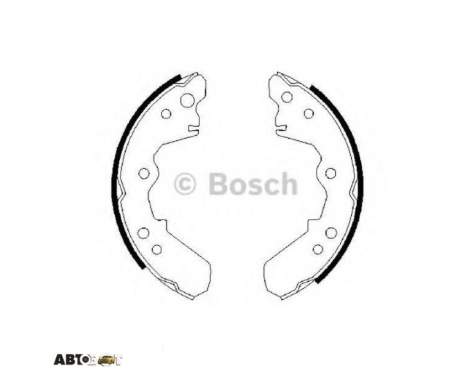 Гальмівні колодки Bosch 0986487376, ціна: 2 233 грн.