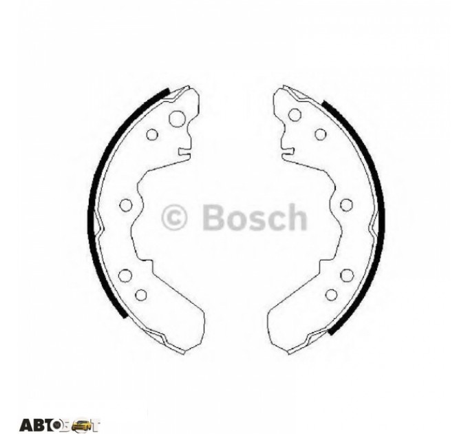 Гальмівні колодки Bosch 0986487376, ціна: 1 228 грн.