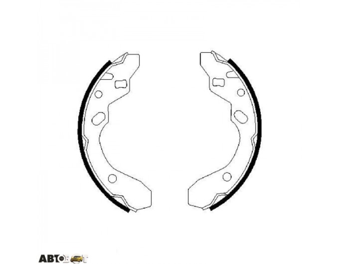 Гальмівні колодки Bosch 0986487417, ціна: 1 607 грн.