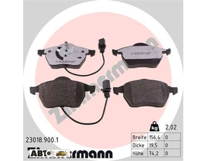 Тормозные колодки ZIMMERMANN 23018.900.1, цена: 7 886 грн.