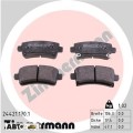 Тормозные колодки ZIMMERMANN 24421.170.1, цена: 4 392 грн.