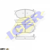 Гальмівні колодки ICER 181542200