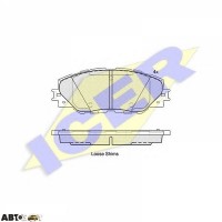 Тормозные колодки ICER 181762