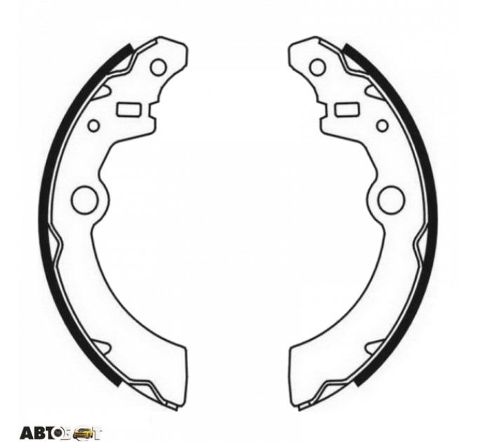 Гальмівні колодки ABE C08021ABE, ціна: 641 грн.