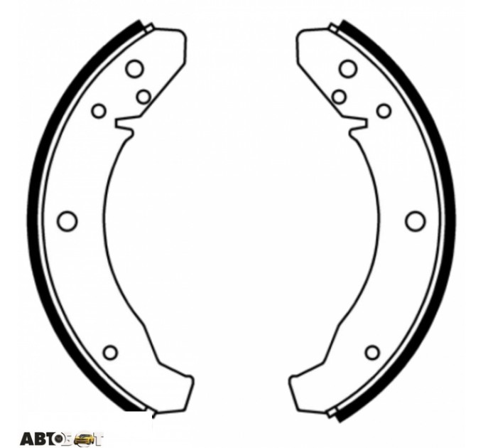 Тормозные колодки ABE C0W024ABE, цена: 690 грн.