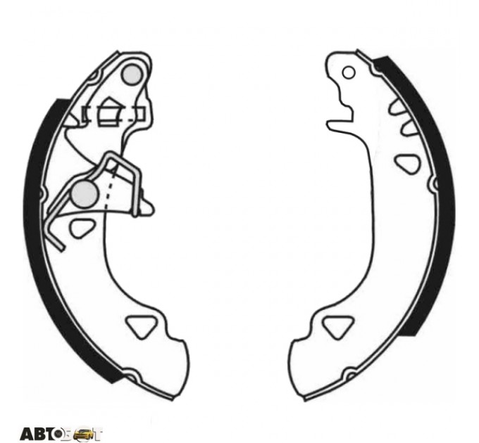 Гальмівні колодки ABE C0F009ABE, ціна: 819 грн.