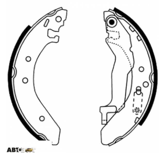 Тормозные колодки ABE C04015ABE, цена: 915 грн.