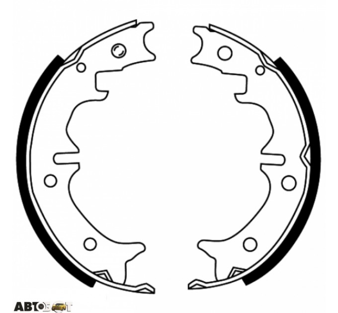 Тормозные колодки ABE C02081ABE, цена: 873 грн.