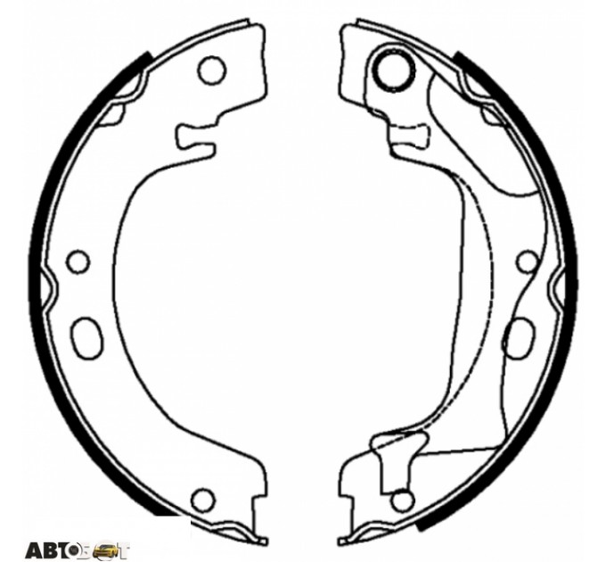 Тормозные колодки ABE C02080ABE, цена: 741 грн.