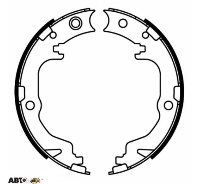 Гальмівні колодки ABE CRY003ABE, ціна: 809 грн.