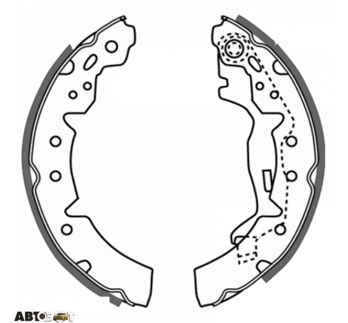 Тормозные колодки ABE C02063ABE, цена: 987 грн.