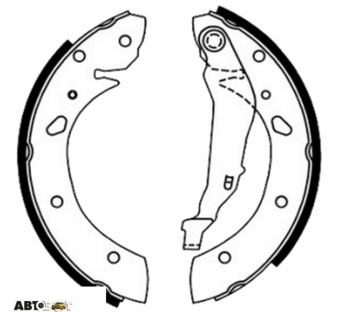 Гальмівні колодки ABE C02060ABE, ціна: 1 108 грн.