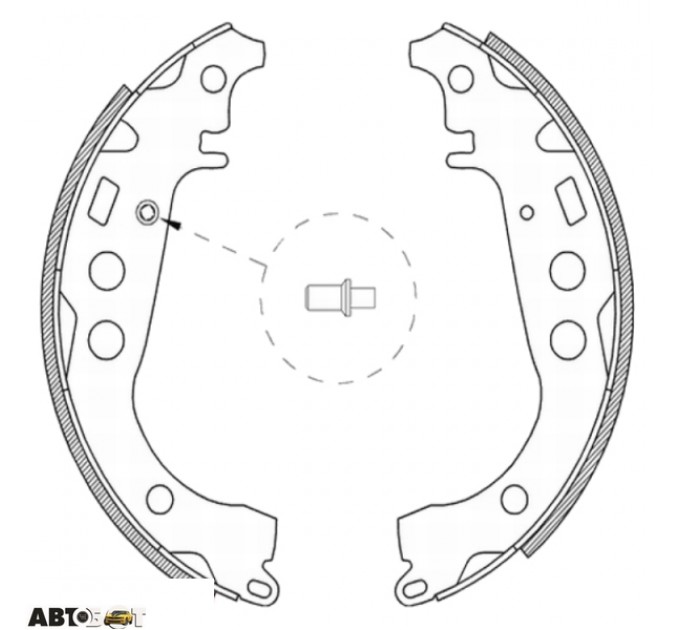 Тормозные колодки ABE C02059ABE, цена: 707 грн.