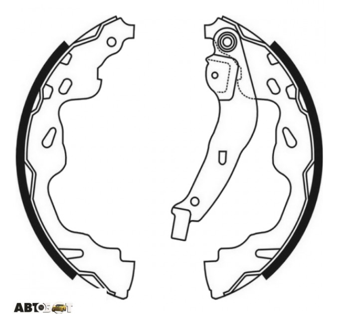 Тормозные колодки ABE C02074ABE, цена: 935 грн.