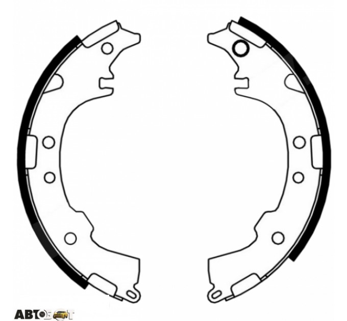 Тормозные колодки ABE C02058ABE, цена: 964 грн.