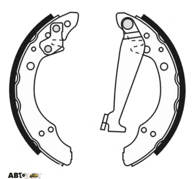 Тормозные колодки ABE C0W009ABE, цена: 712 грн.