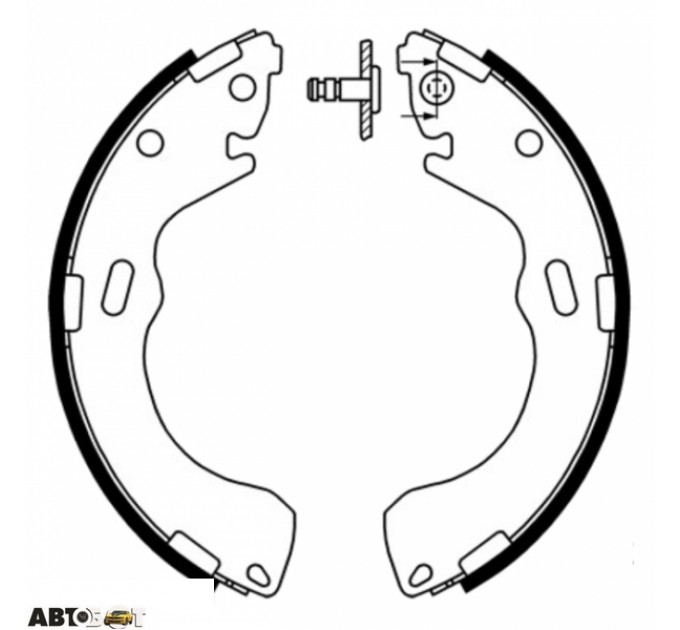 Тормозные колодки ABE C03043ABE, цена: 1 024 грн.