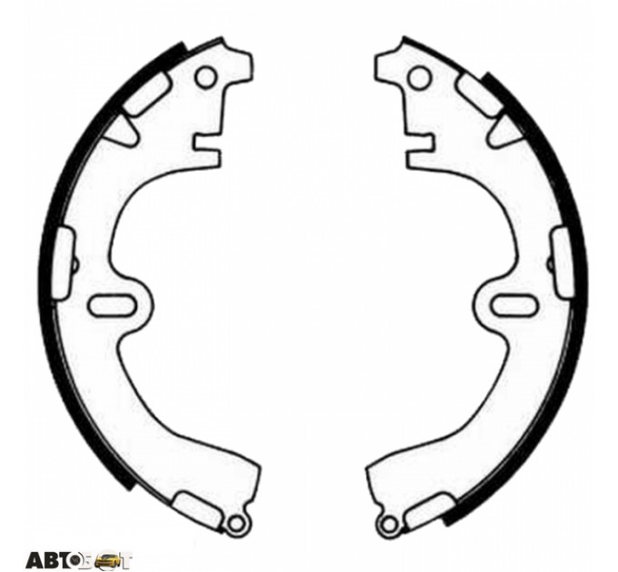 Тормозные колодки ABE C02001ABE, цена: 677 грн.