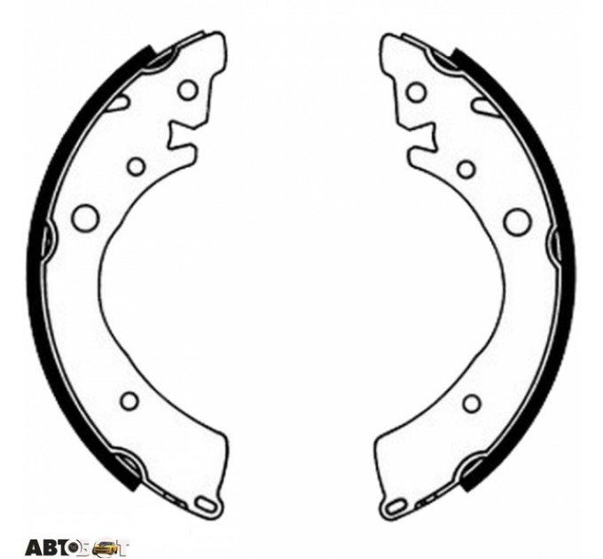 Тормозные колодки ABE C04001ABE, цена: 680 грн.