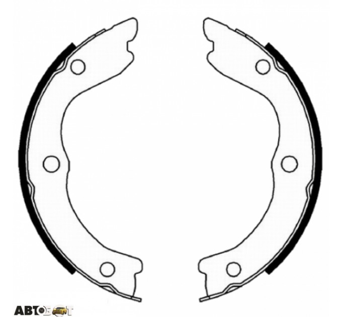 Гальмівні колодки ABE C01059ABE, ціна: 540 грн.