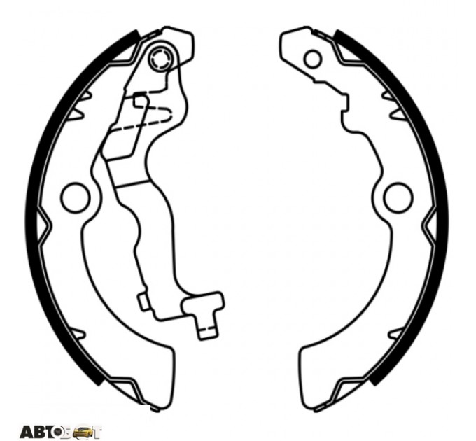 Тормозные колодки ABE C01061ABE, цена: 777 грн.