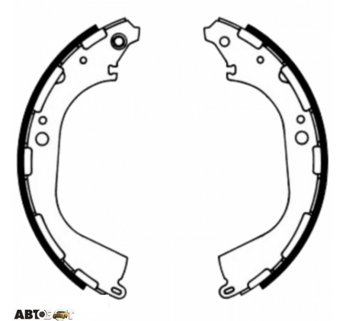 Гальмівні колодки ABE C01045ABE, ціна: 1 617 грн.