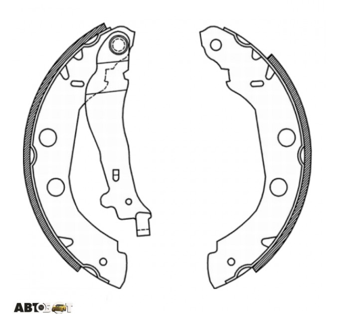 Тормозные колодки ABE C01002ABE, цена: 1 132 грн.