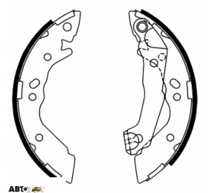 Тормозные колодки ABE C00504ABE, цена: 818 грн.