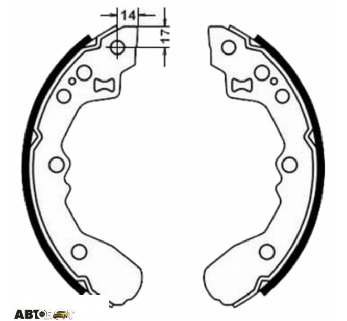 Тормозные колодки ABE C00304ABE, цена: 785 грн.