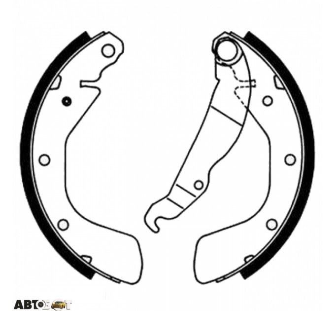 Тормозные колодки ABE C00005ABE, цена: 862 грн.