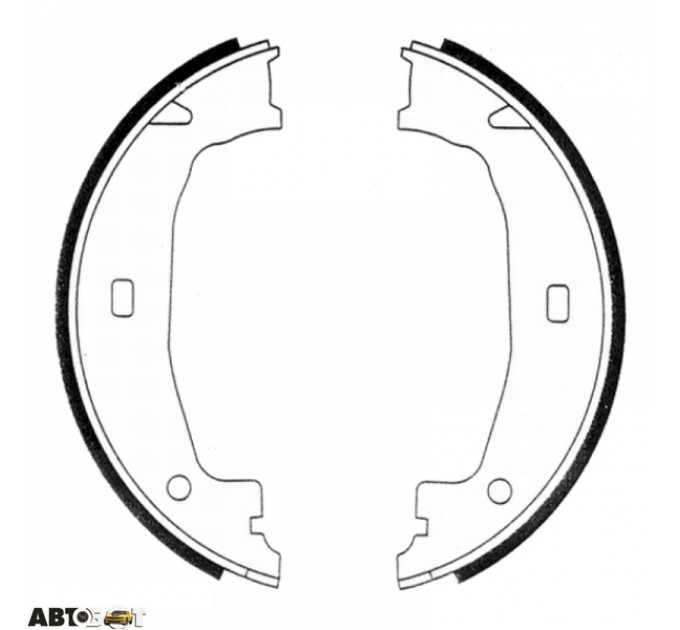 Тормозные колодки ABE CRB004ABE, цена: 499 грн.