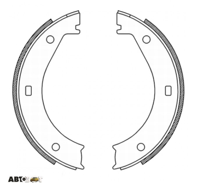 Тормозные колодки ABE CRB005ABE, цена: 638 грн.