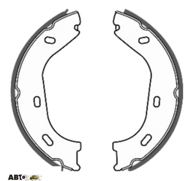 Гальмівні колодки ABE CRM000ABE, ціна: 605 грн.