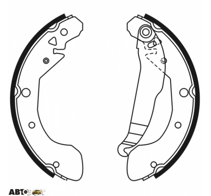 Тормозные колодки ABE C00009ABE, цена: 1 287 грн.