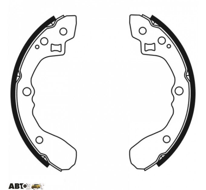 Гальмівні колодки ABE C00313ABE, ціна: 783 грн.