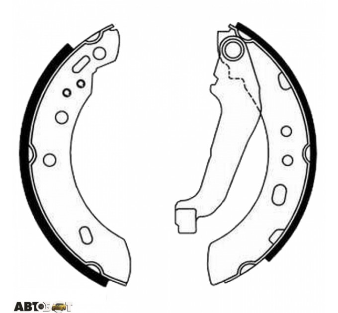 Тормозные колодки ABE C01043ABE, цена: 774 грн.