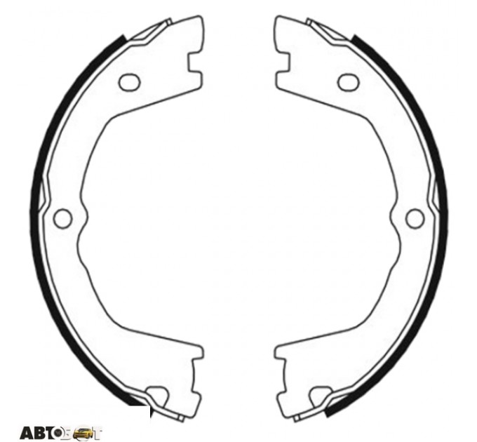 Гальмівні колодки ABE CRE001ABE, ціна: 1 102 грн.