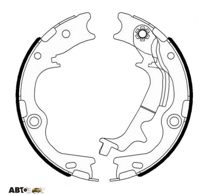 Гальмівні колодки ABE C00533ABE, ціна: 1 053 грн.