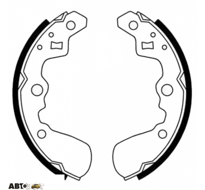 Тормозные колодки ABE C08013ABE, цена: 638 грн.