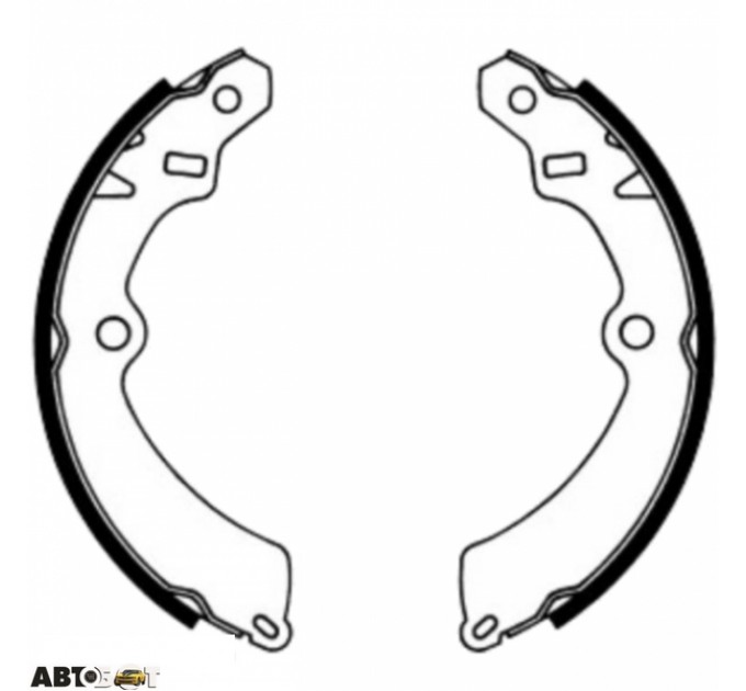 Гальмівні колодки ABE C08012ABE, ціна: 893 грн.