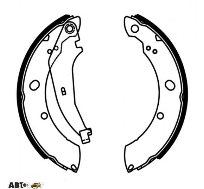 Гальмівні колодки ABE C0Y009ABE, ціна: 1 009 грн.